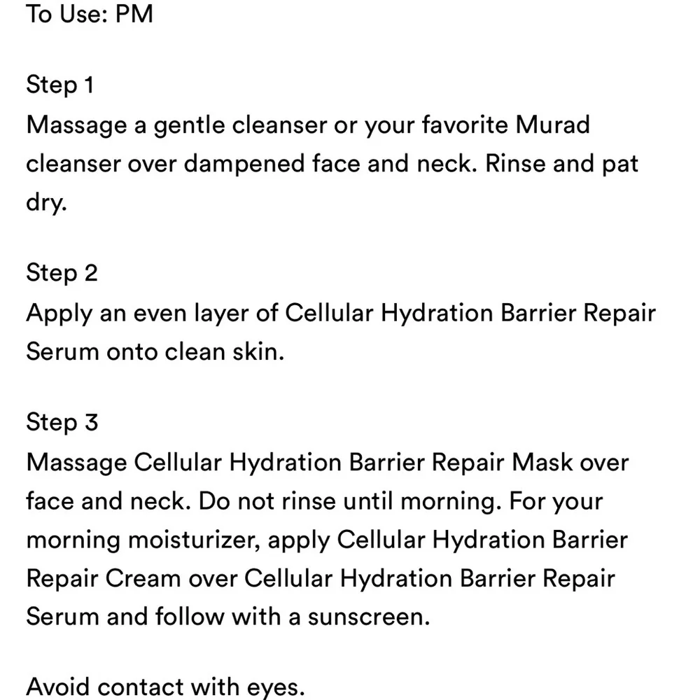 NIB Murad Cellular Hydration Barrier Repair Mask
